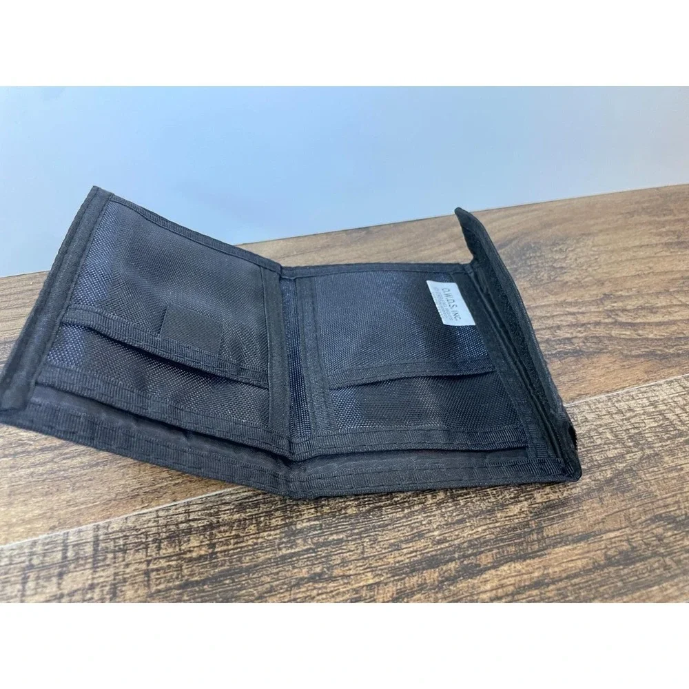 Vintage Death Before Dishonor Military Wallet Billdfold 1984 Nylon Black RARE
